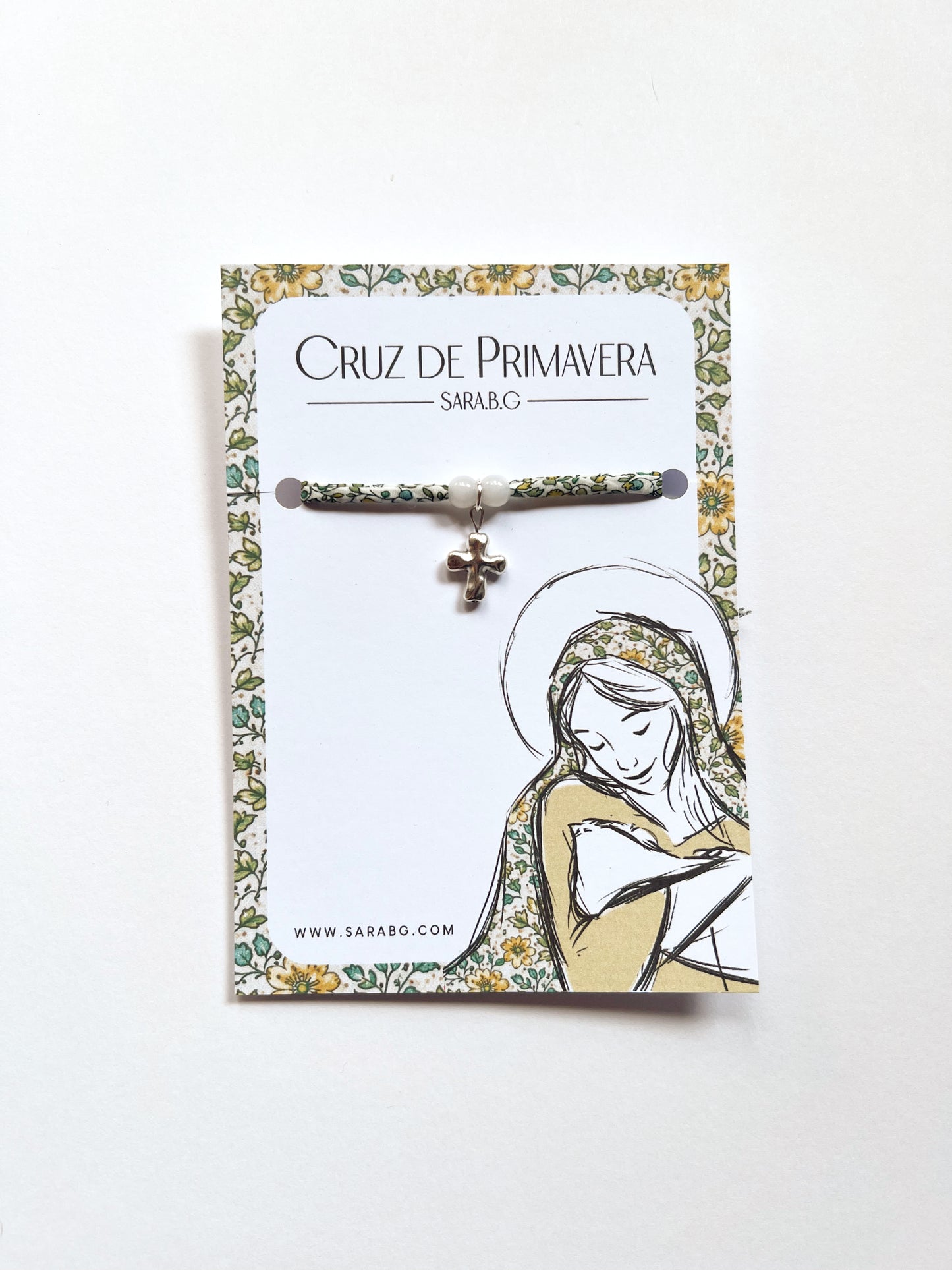 Pulsera Cruz de Primavera (Amarillo)