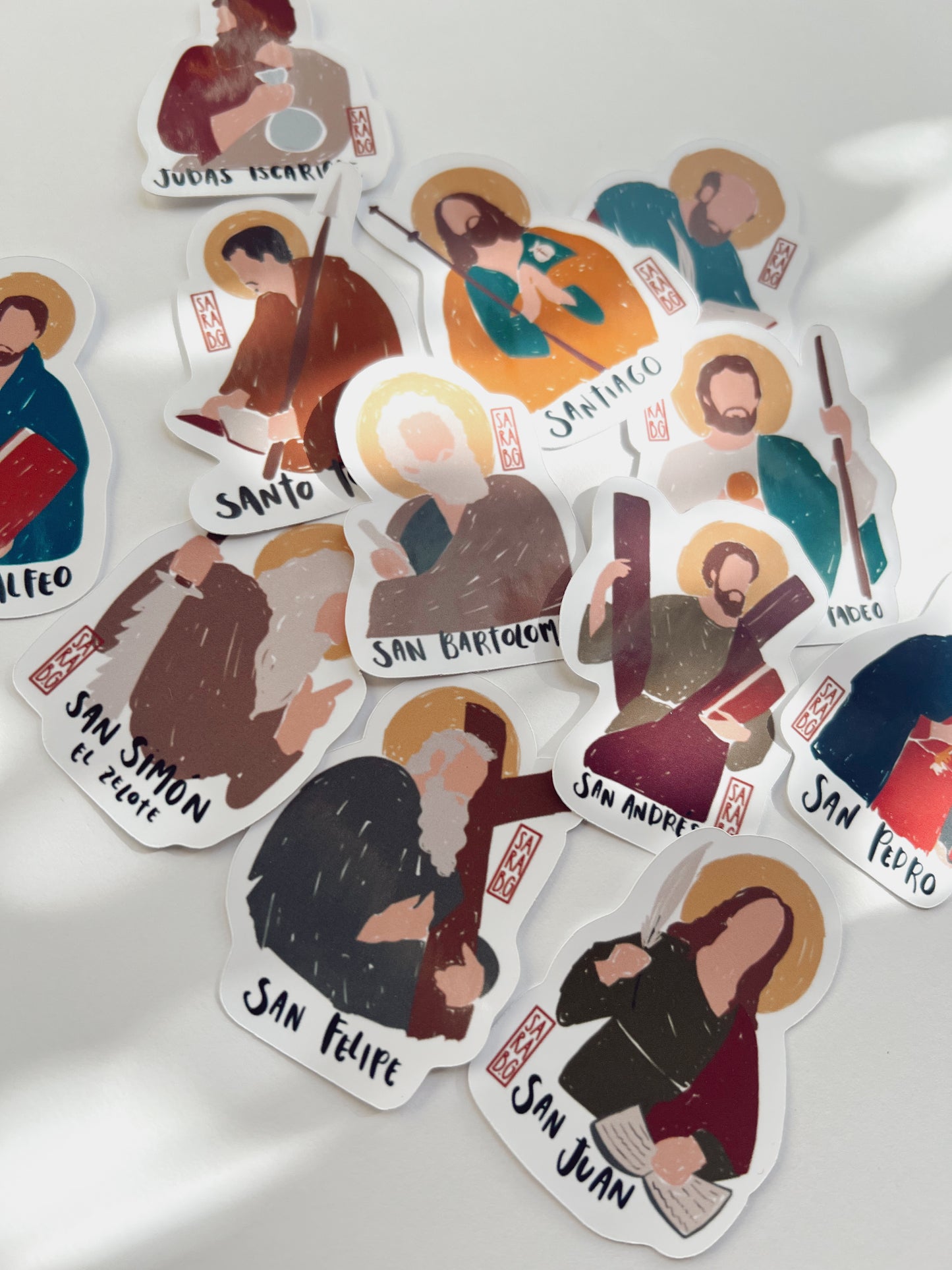 Pack pegatinas apóstoles