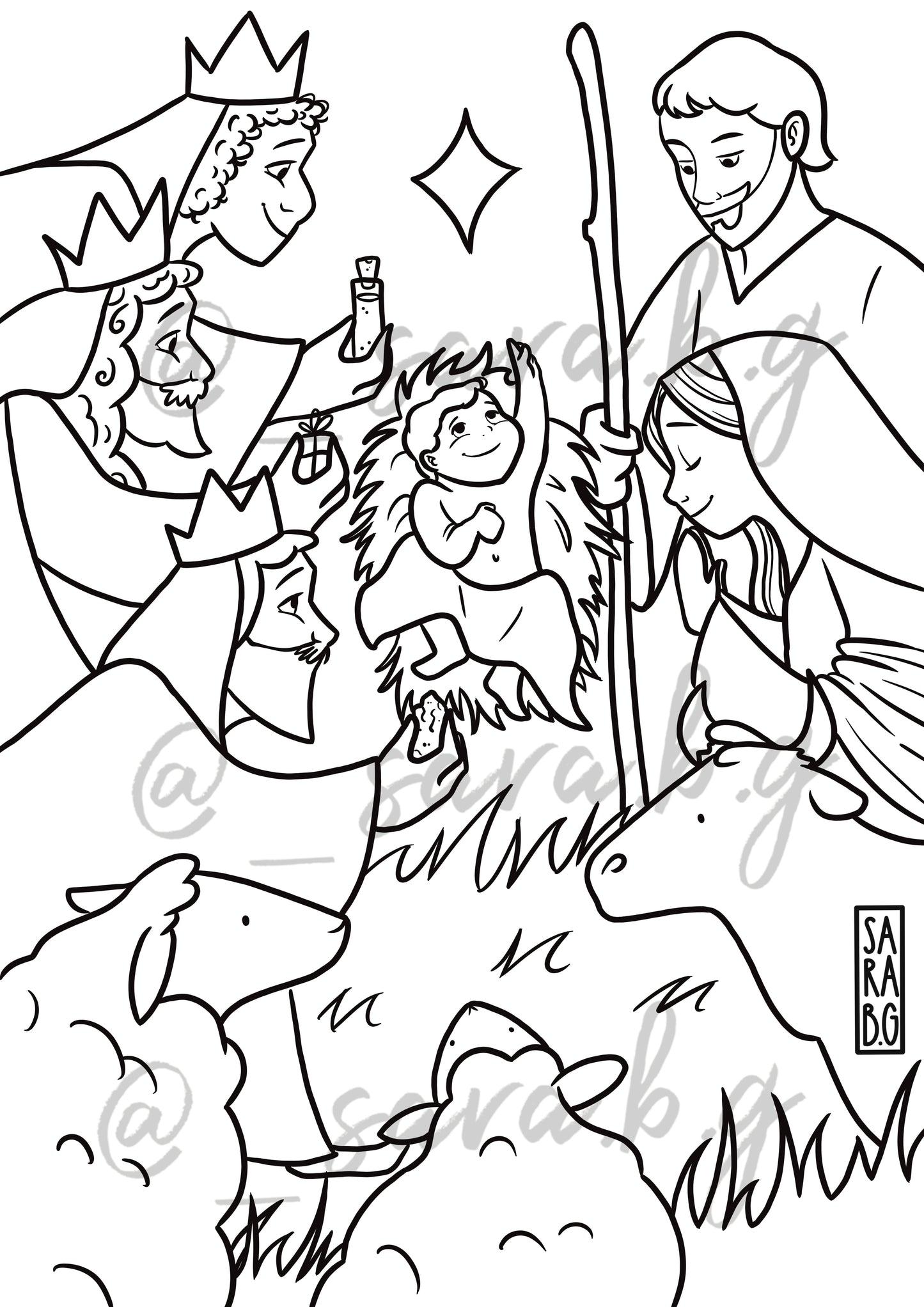 Dibujo para colorear