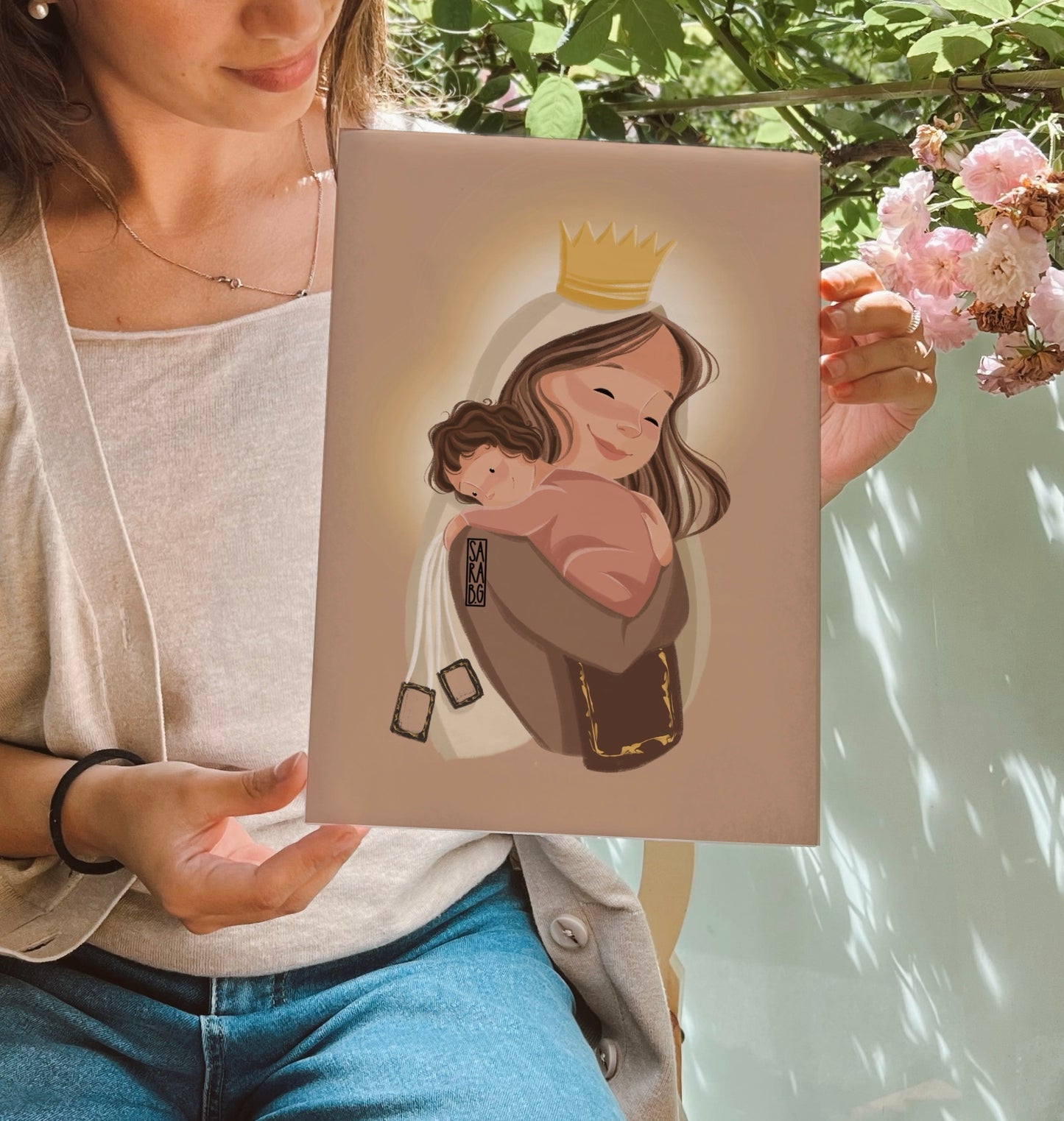 Lámina Virgen del Carmen