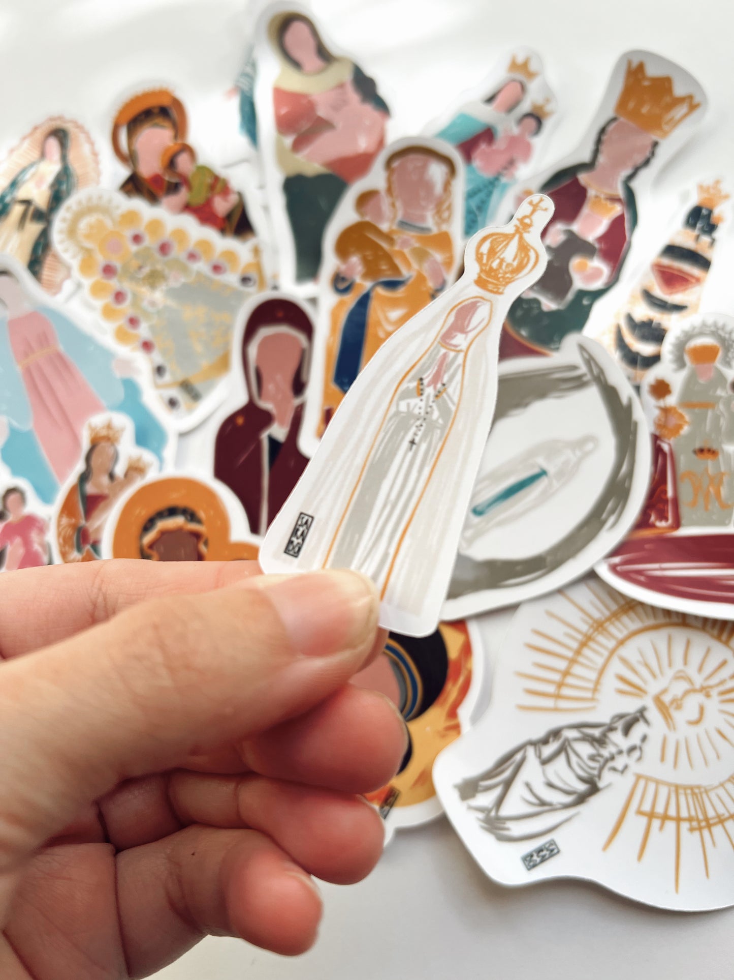 Pack 22 pegatinas Vírgenes