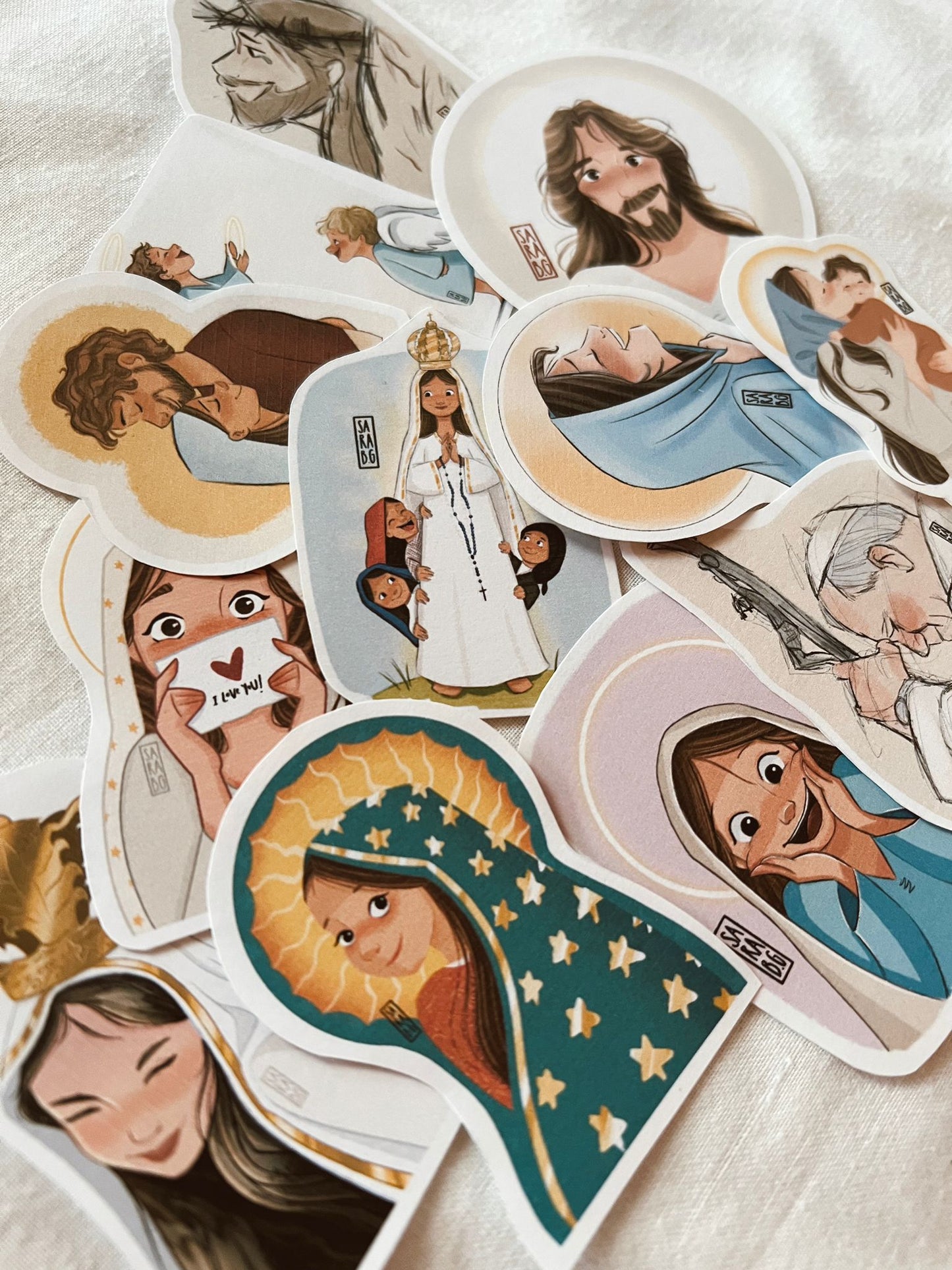 Pack de 12 pegatinas