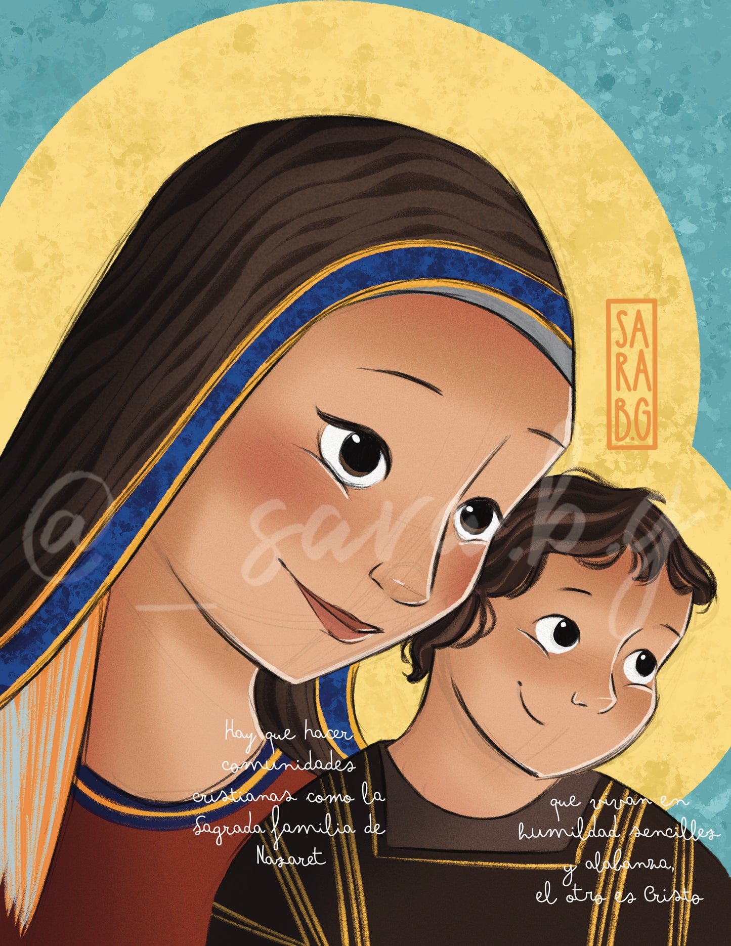 Lámina Virgen del Camino