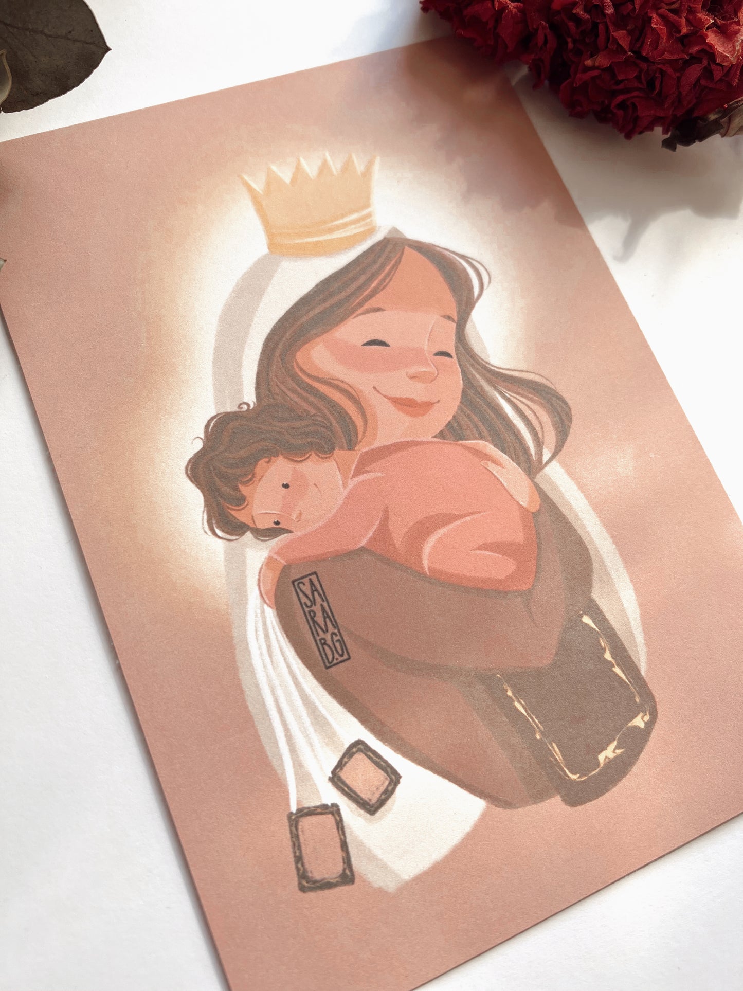 Lámina Virgen del Carmen