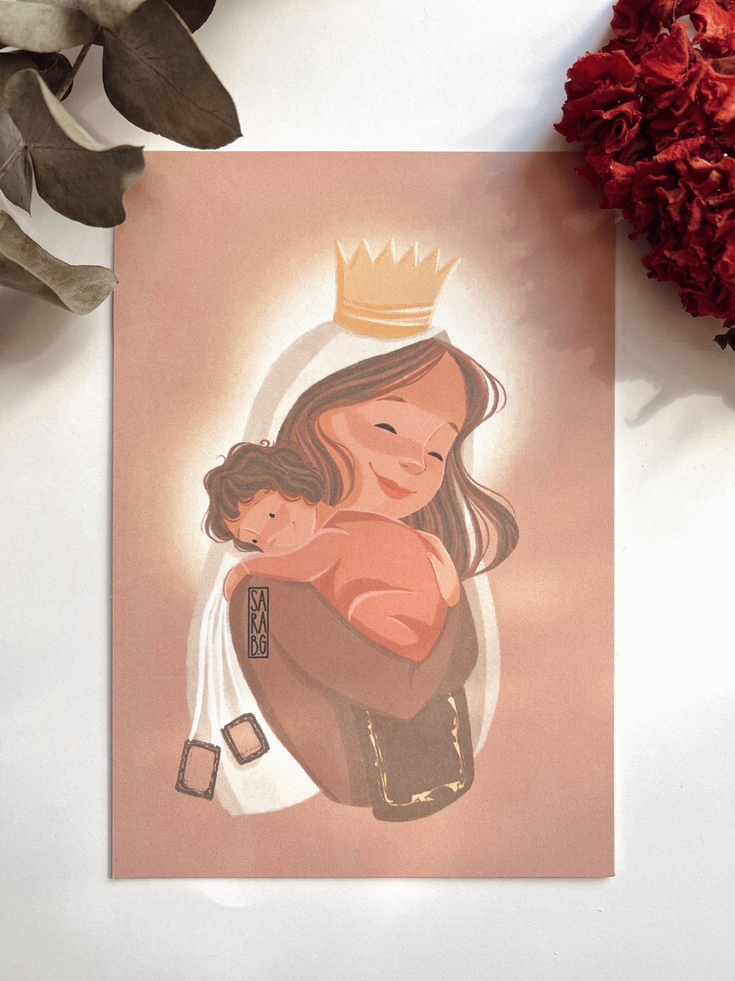 Lámina Virgen del Carmen