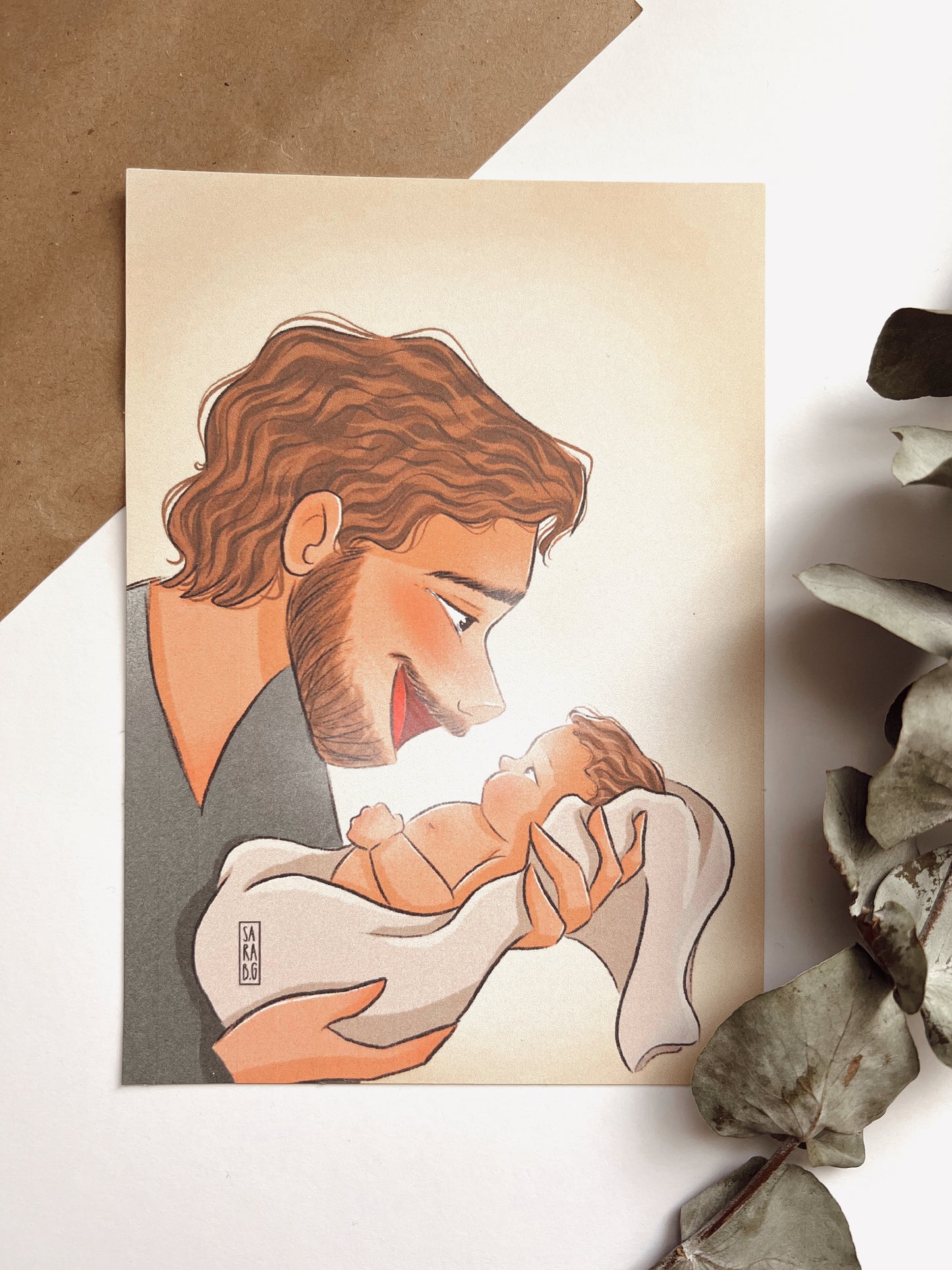Lámina Un Padre en la Ternura