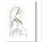 Virgen en cinta