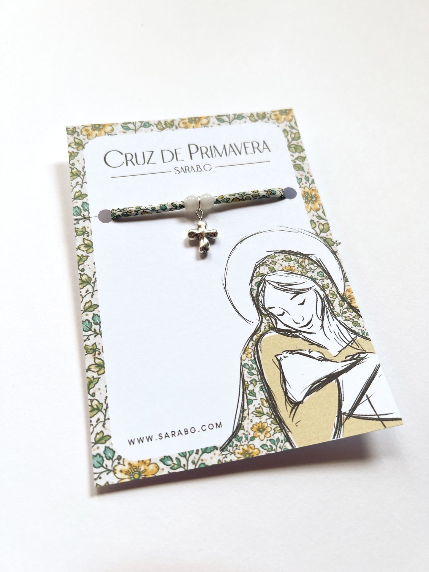 Pulsera Cruz de Primavera (Amarillo)