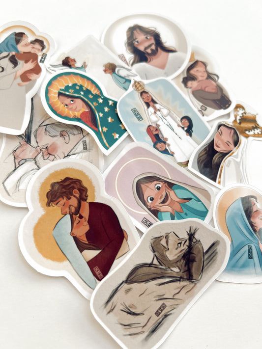 Pack de 12 pegatinas