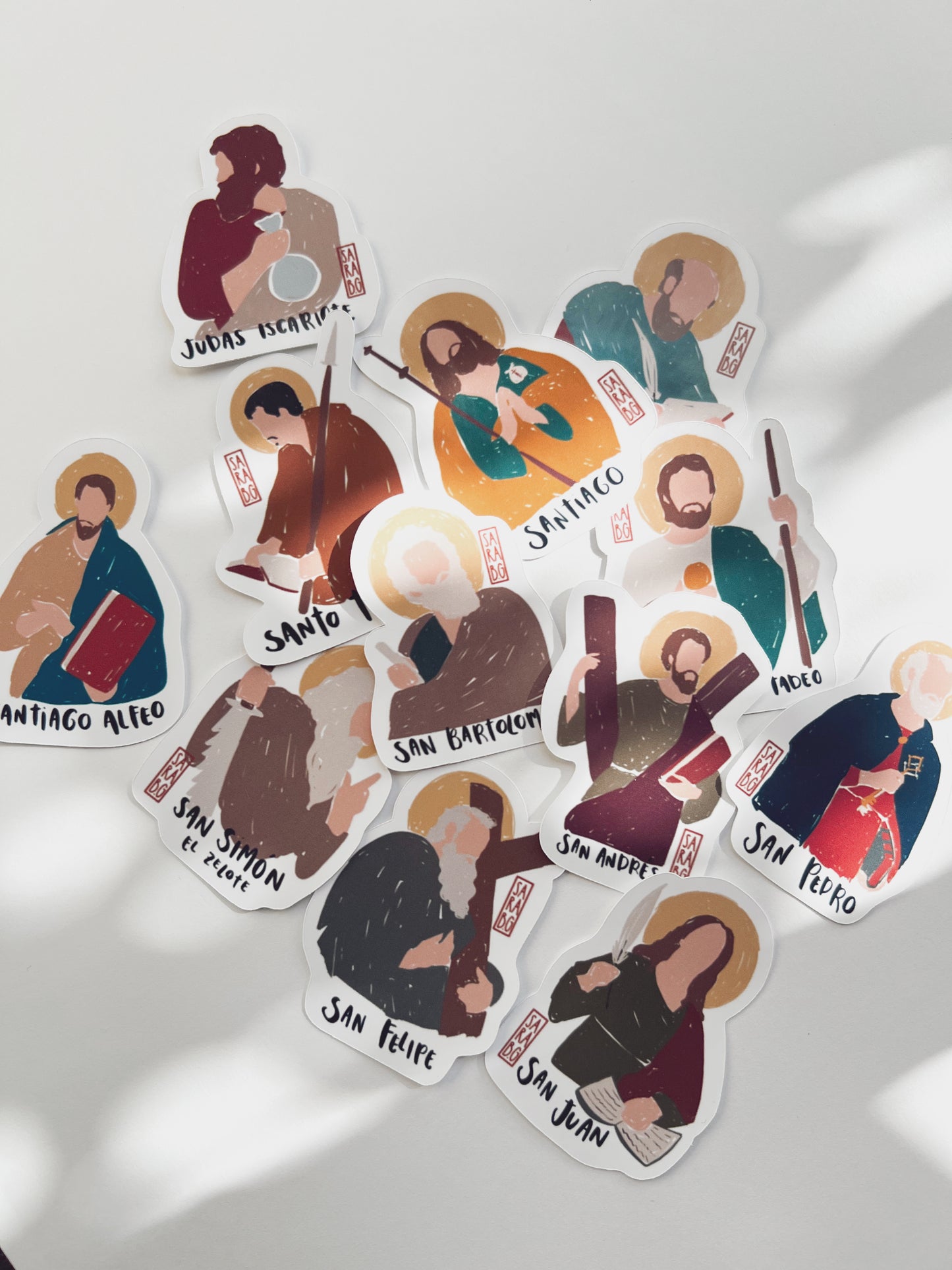Pack pegatinas apóstoles