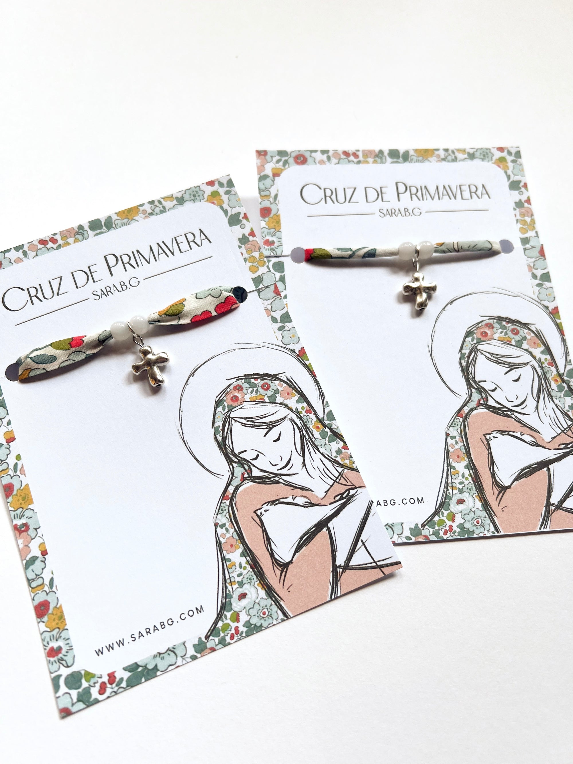 Pulsera Cruz de Primavera (Turquesa)