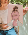 Lámina Virgen esperando