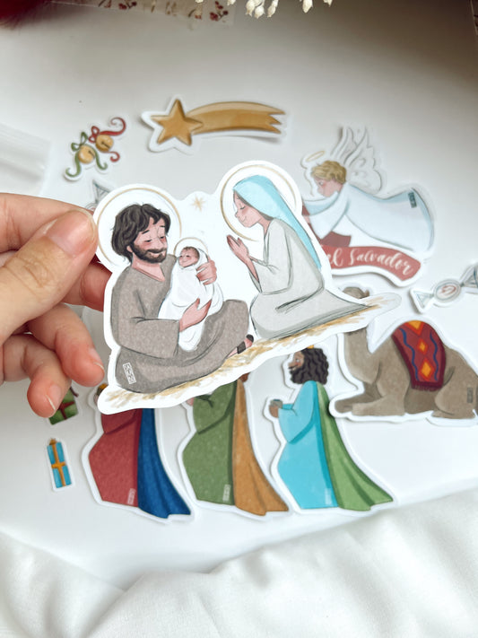 13 Pegatinas Navidad