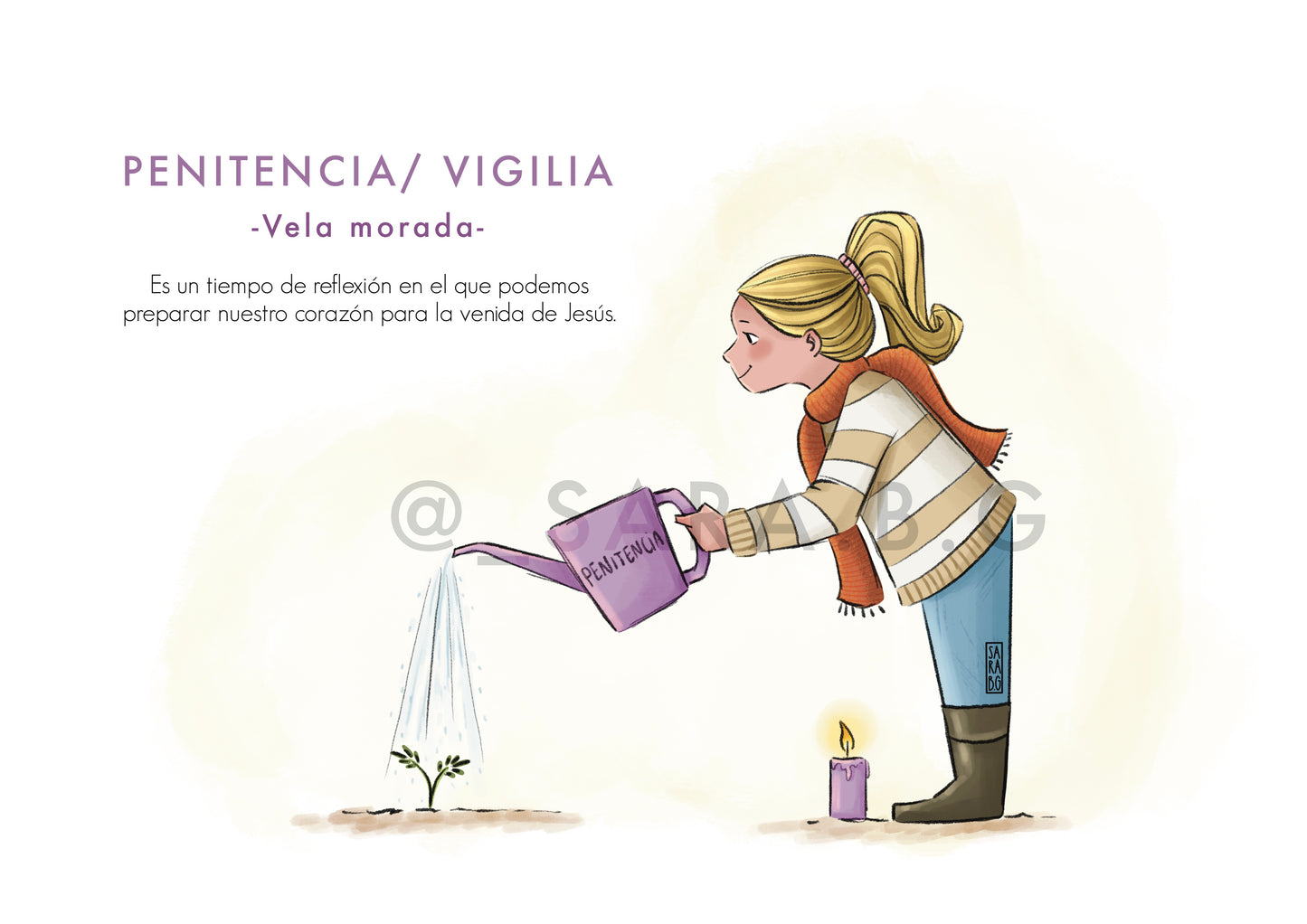 DIBUJO PARA COLOREAR ADVIENTO I