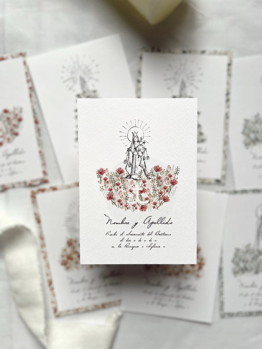 Recordatorio Virgen del Carmen