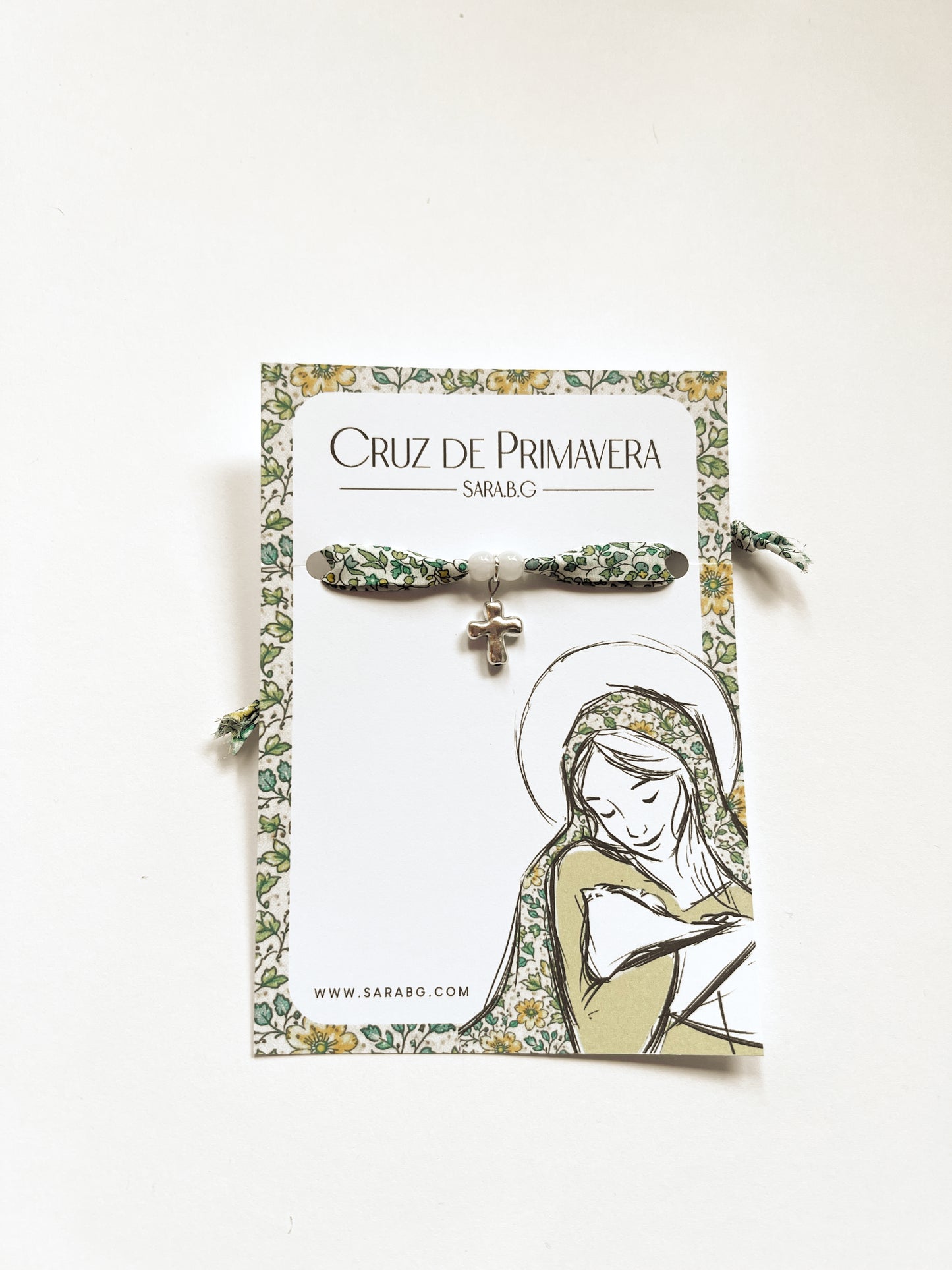 Pulsera Cruz de Primavera (Amarillo)