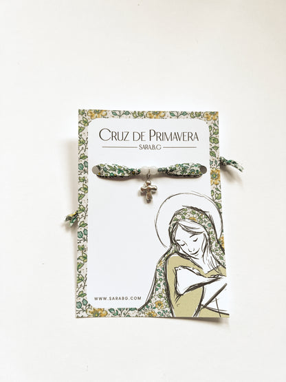 Pulsera Cruz de Primavera (Amarillo)