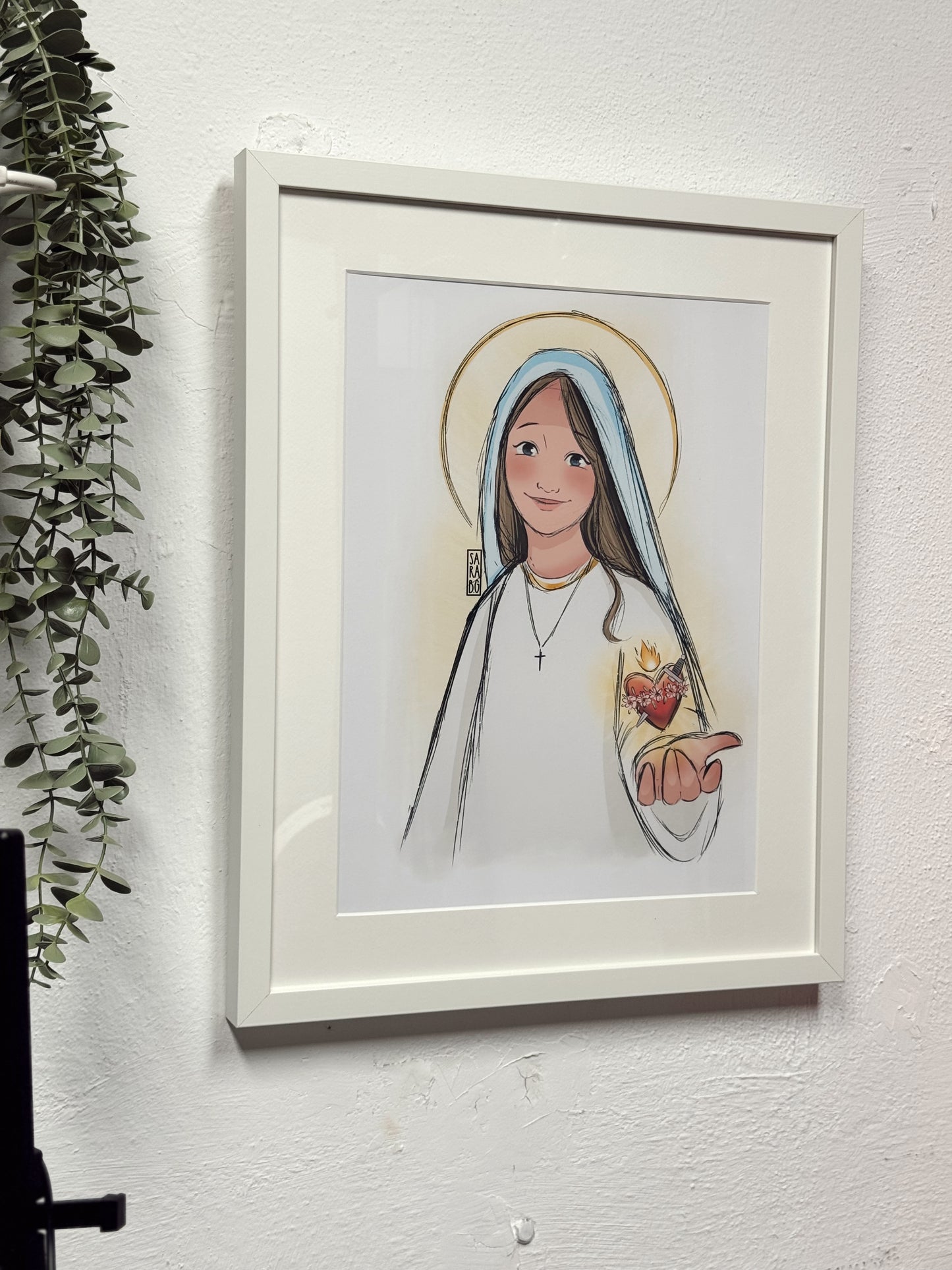 Lámina Inmaculado Corazón de María