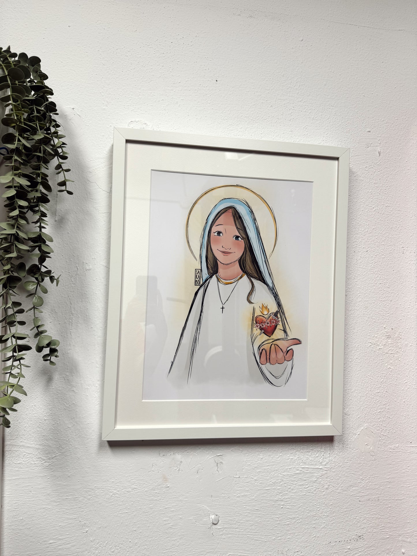 Lámina Inmaculado Corazón de María