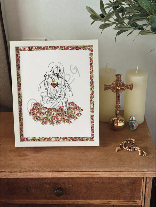 Lámina Sagrado Corazón de Jesús