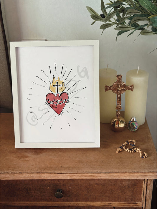 Lámina Detente (Sagrado Corazón de Jesús)