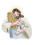 Lámina El abrazo de Cristo