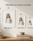 Lámina Inmaculado Corazón de María