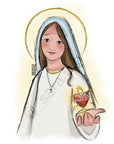 Lámina Inmaculado Corazón de María