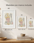 Lámina Alza la Mirada (Papa León XIV)