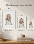 Lámina Flores a María