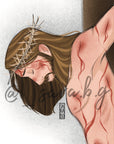 Lámina Cristo crucificado