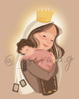 Lámina Virgen del Carmen