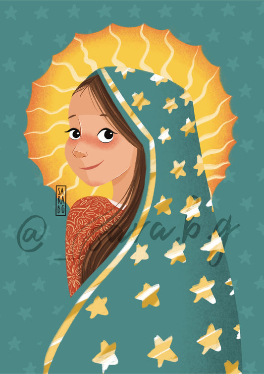 Lámina Virgen de Guadalupe