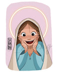 Lámina Virgen Sonriente